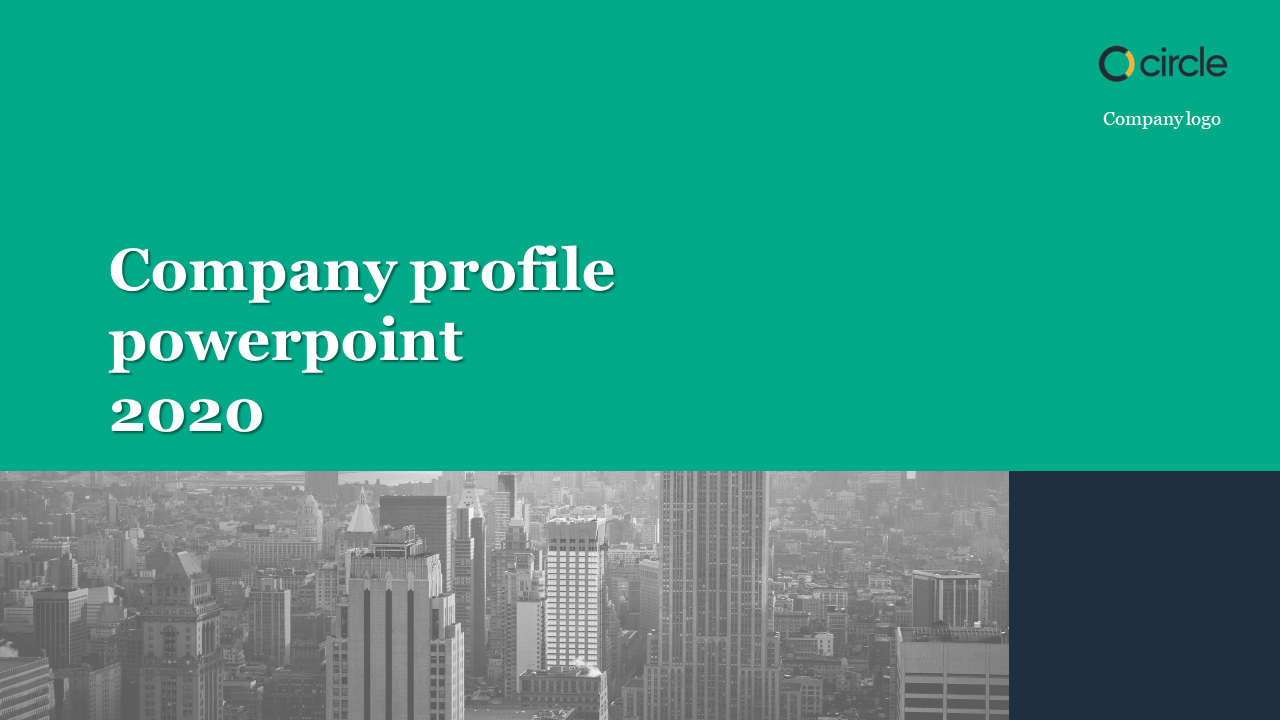 company profile slide template